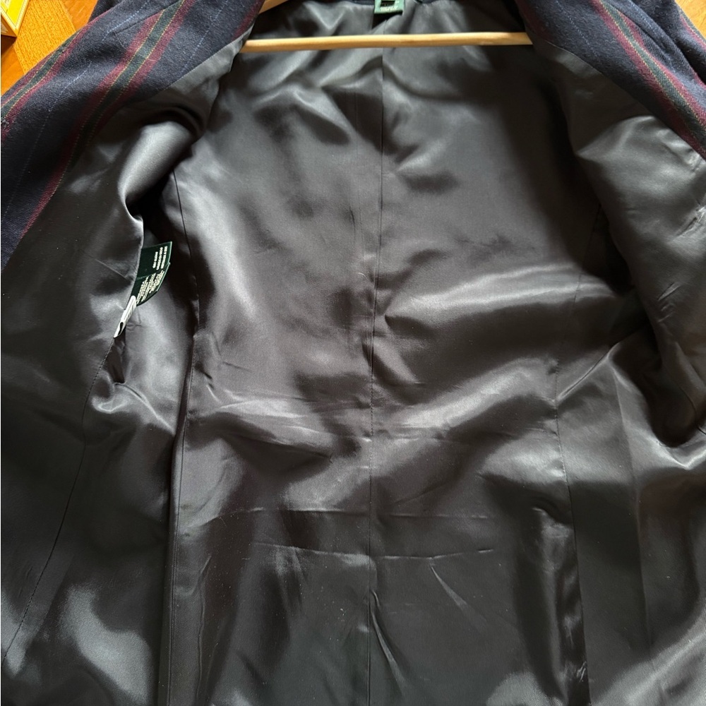 Vintage HTF 100% Wool Ralph Lauren Embroidered Blazer - Picture 11 of 16